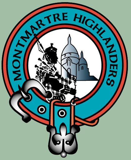pipe band montmartre highlanders logo